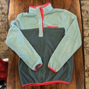Columbia 1/4 button down fleece